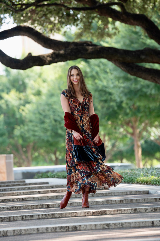 Blue Orange Silk Velvet Stole Wrap, Silk Velvet Stole, Silk Velvet Shawl, Silk Velvet Shrug, Faux Fur Silk Velvet Cape, Gala Attire for Women, Formal Evening Wrap