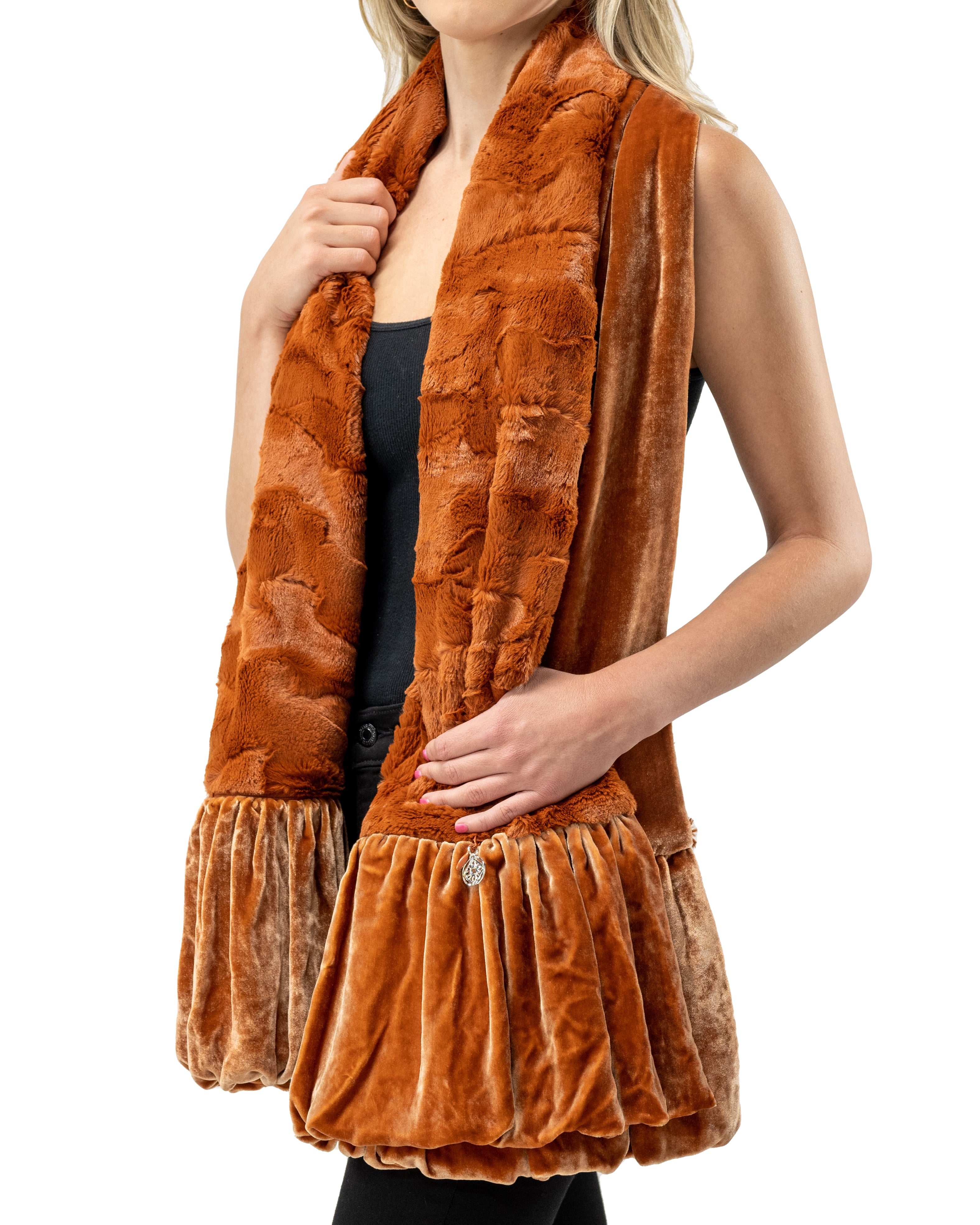 Burnt hot sale orange shrug